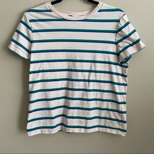 Wild Fable Pink With Stripes Tshirt Sz L
